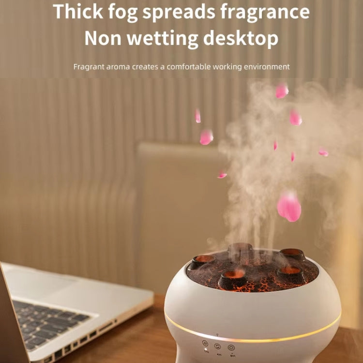 Dynamic Multi-Spray Aromatherapy Diffuser With Colorful Lights Remote Control Humidifier UK Plug(V80 Spit Circle Upgrade Model) - free shipping - PMC TechLife - Order now!