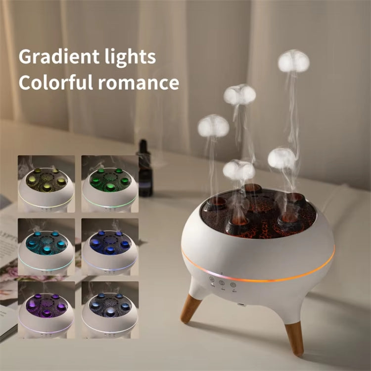 Dynamic Multi-Spray Aromatherapy Diffuser With Colorful Lights Remote Control Humidifier US Plug(V80 Spit Circle Upgrade Model) - free shipping - PMC TechLife - Order now!