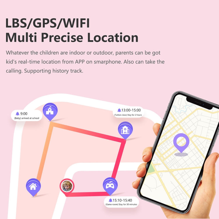 LT21 1.4-Inch 4G Global Full Network IP67 Waterproof WIFI Children Smart Watch(Pink) - Smart Watches by PMC TechLife | Online Shopping South Africa | PMC TechLife | Buy Now Pay Later Mobicred