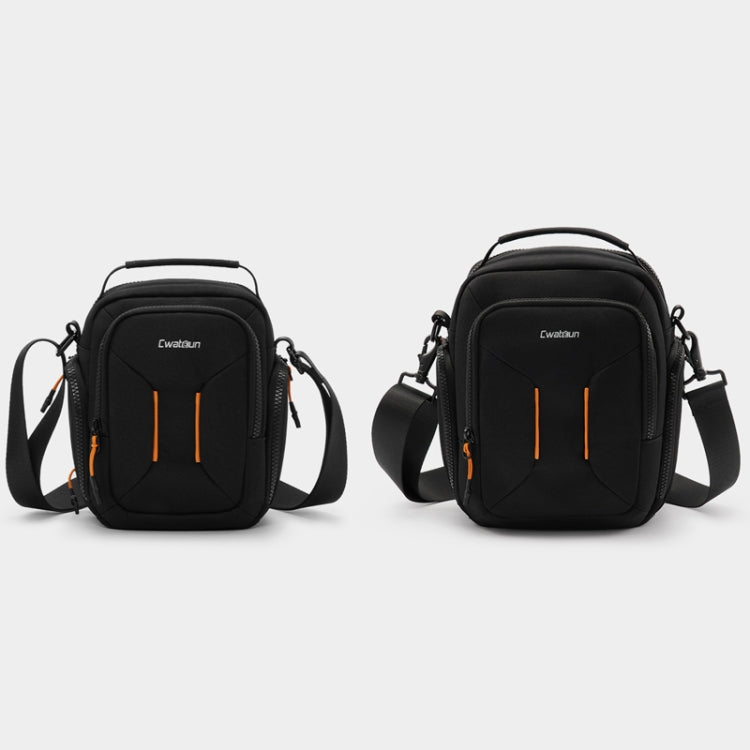 Cwatcun D140 Shoulder Crossbody Camera Storage Bag Shockproof Dropproof Leisure Outdoor Small Bag, Color: Small Black - free shipping - PMC TechLife - Order now!