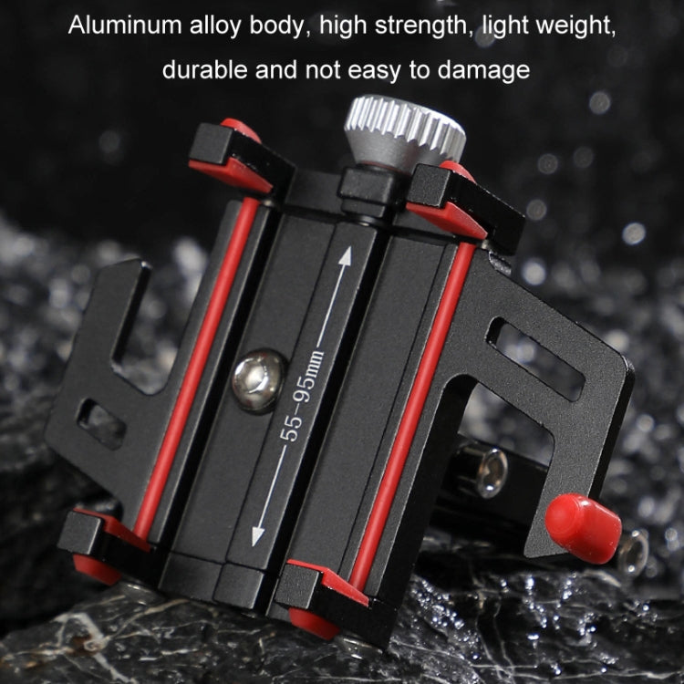 Aluminum Alloy Motorcycle Bicycle Navigation Mobile Phone Holder(Blue) - Holder by PMC TechLife | Online Shopping South Africa | PMC TechLife | Buy Now Pay Later Mobicred