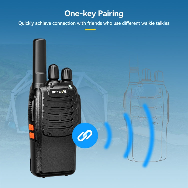 RETEVIS H777 1pair 16 Channels Compact Portable Handheld Walkie Talkie With Charging Base, Style: FRS - free shipping - PMC TechLife - Order now!
