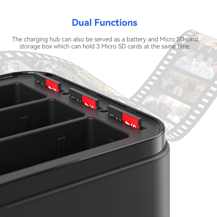 For GoPro HERO13 Black AMagisn Battery Charger Charging Seat - free shipping - PMC TechLife - Order now!