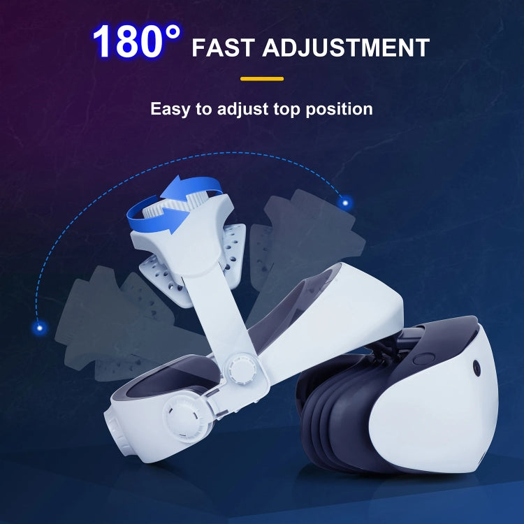 DEVASO For PlayStation VR 2 Elite Headband Non-Slip Comfortable Weight Reducing Headband(White) - free shipping - PMC Jewellery - Order now!