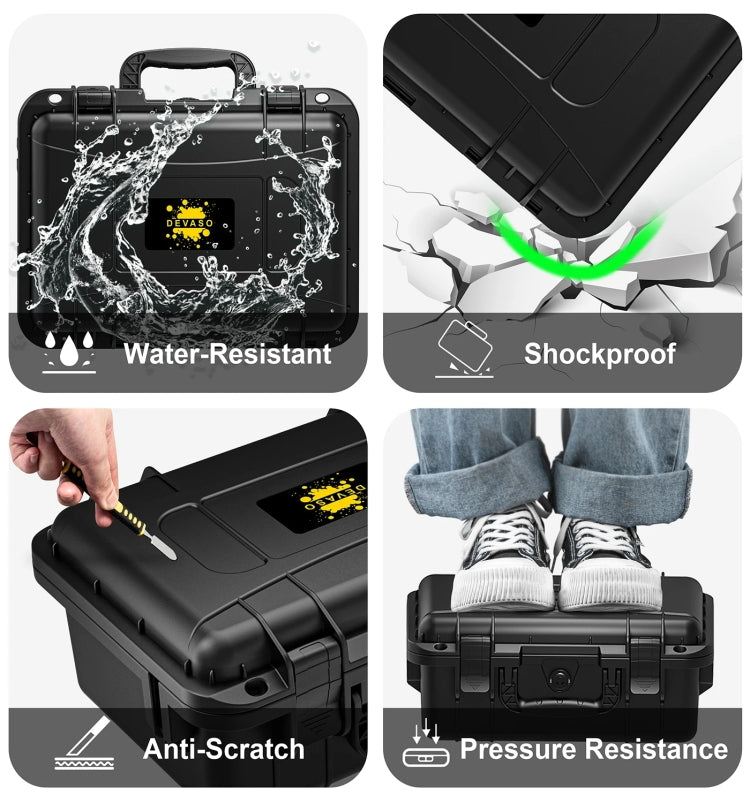 DEVASO For Switch / OLED IP67 Waterproof Storage Case Hardshell Bag, Color: Orange Blue+Shoulder Strap - free shipping - PMC Jewellery - Order now!