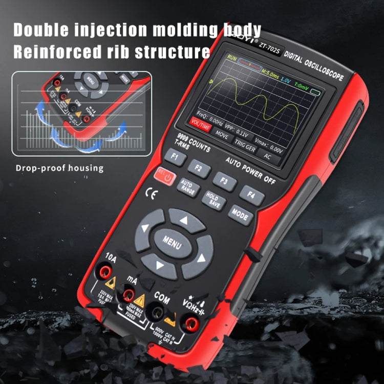 ZOYI Color Screen Multifunctional Handheld Digital Oscilloscope Multimeter(English) - free shipping - PMC Jewellery - Order now!