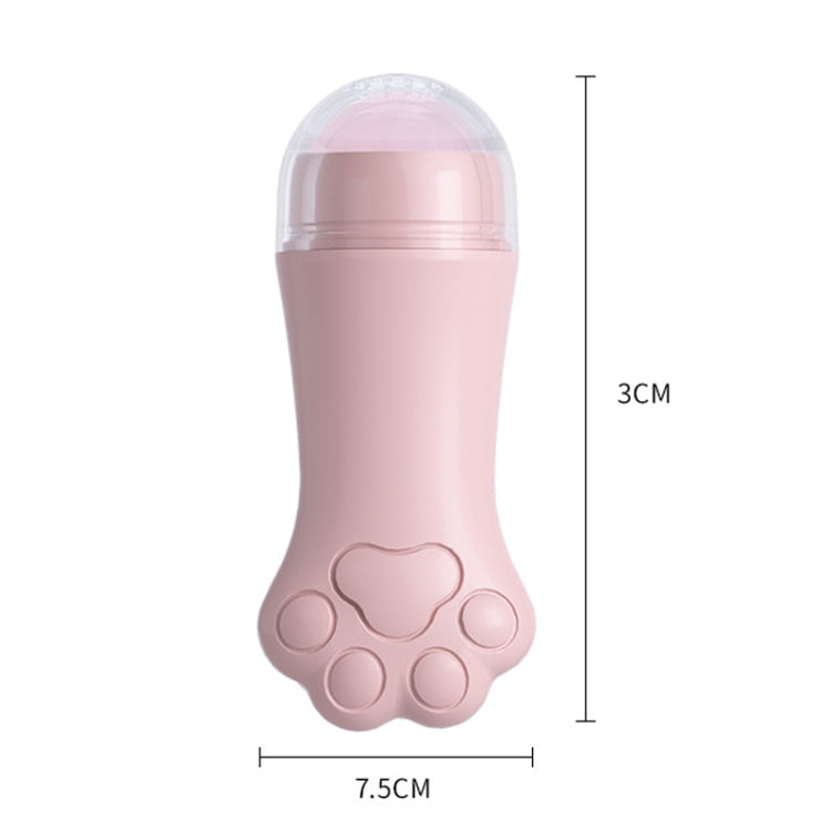 Natural Rose Quartz Face Oil Absorbing Roller Volcanic Stone Facial Skin Repair Cleansing Massager(White) - free shipping - PMC TechLife - Order now!