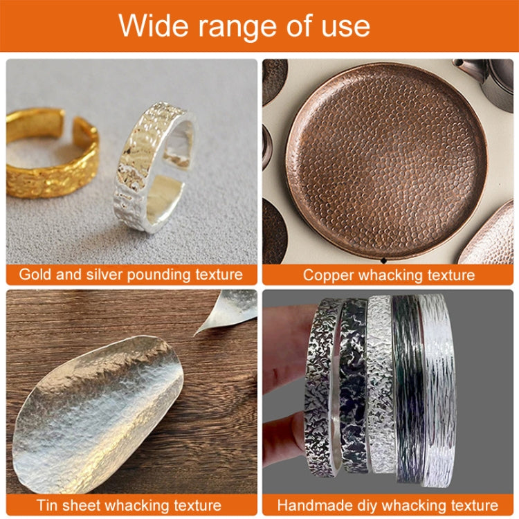 Handmade DIY Square Hammer Gold And Silver Jewelry Texture Hammer, Model: No.12 - free shipping - PMc TechLife - Order now!