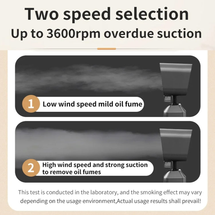 Desktop Range Hood Barbecue Small Movable Liftable Extractor Hood 2 Wind Speeds Adjust UK Plug - free shipping - PMC TechLife - Order now!