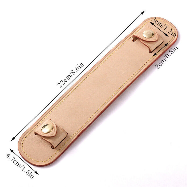 Simple Detachable Bag Anti Strangulation Leather Handle Accessory(Light Brown) - Accessories by PMc TechLife | Online Shopping South Africa | PMc TechLife | Buy Now Pay Later Mobicred