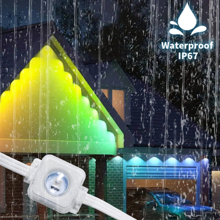 Bluetooth Outdoor Roof Lights Colorful Waterproof Smart Control Holiday Lights, Style: 15m 30 Lights(EU Plug) - Holiday Lights by PMc TechLife | Online Shopping South Africa | PMc TechLife | Buy Now Pay Later Mobicred