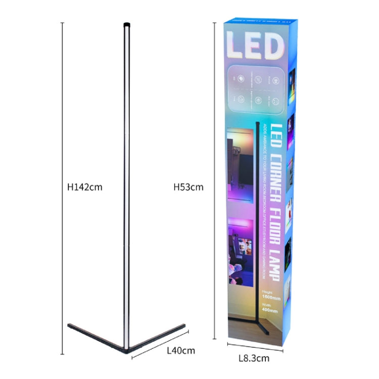 1.42m 5V Bluetooth Wall Corner Ambient Light APP Remote Control Bedroom Floor Lamp - Floor Lamps by PMc TechLife | Online Shopping South Africa | PMc TechLife | Buy Now Pay Later Mobicred