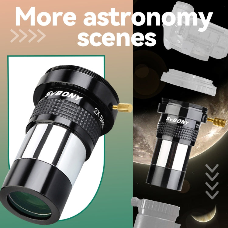 SVBONY SV137 1.25 inch 2X Magnifier M42 Screw Version With T-Port - free shipping - PMC TechLife - Order now!