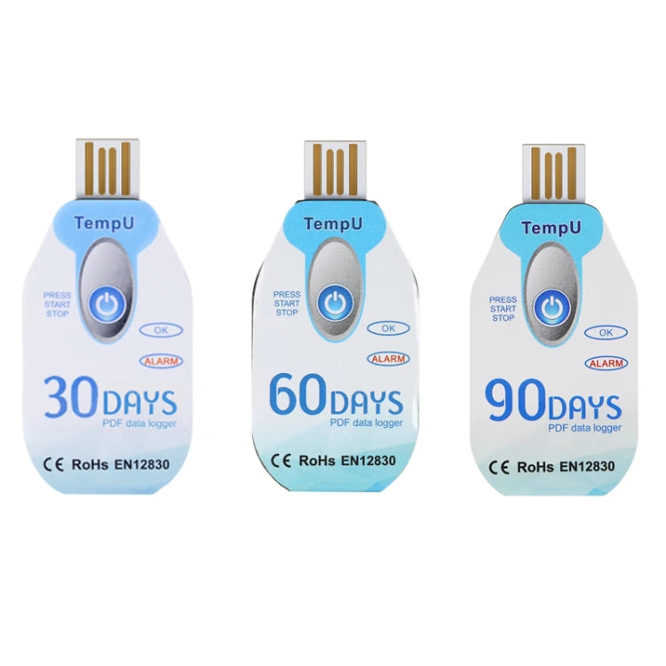 TempU Disposable Temperature Recorder For Cold Chain Transport Vehicles(30 Days) - Thermostat & Thermometer by TempU | Online Shopping South Africa | PMC Jewellery | Buy Now Pay Later Mobicred