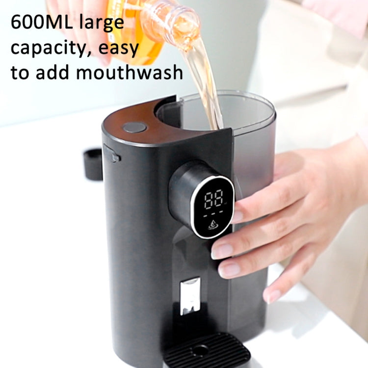 600ml Automatic Mouthwash Dispenser 4 Levels Quantitative with 2 Cups(Navy Blue) - Soap Dispenser by PMc TechLife | Online Shopping South Africa | PMc TechLife | Buy Now Pay Later Mobicred