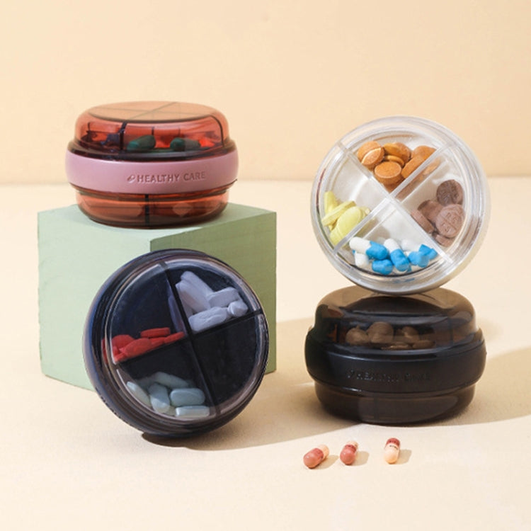 Mini Portable Double Compartment Sealed Medicine Organizer(Black) - free shipping - PMC TechLife - Order now!