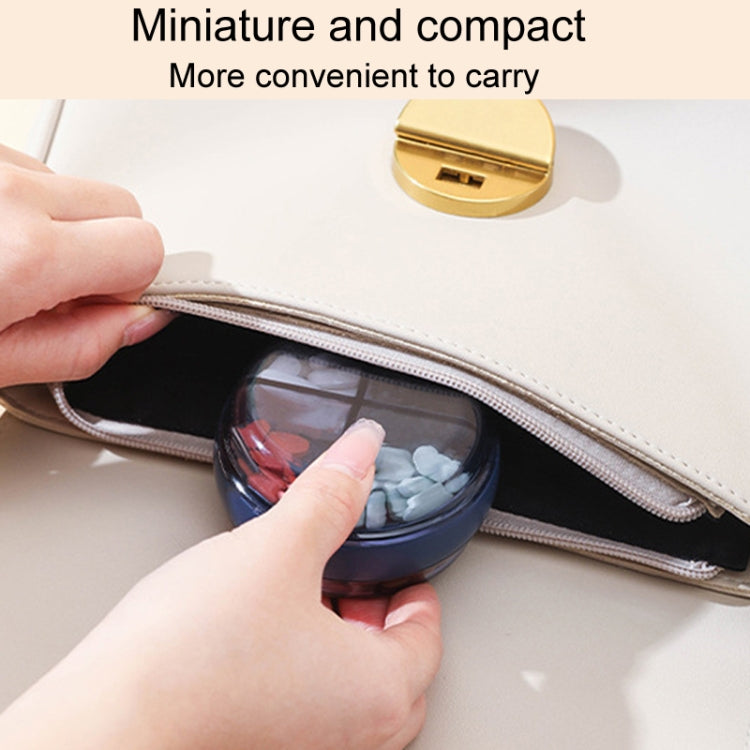 Mini Portable Double Compartment Sealed Medicine Organizer(Blue) - free shipping - PMC TechLife - Order now!
