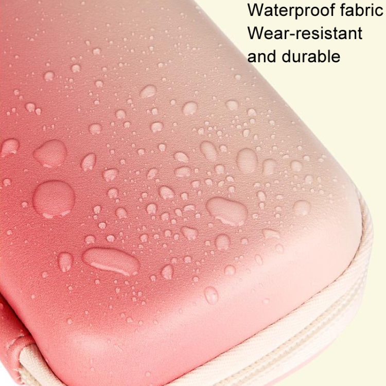 Cwatcun H45 Mini Storage Bag Small Microslice Digital Camera Bag PU Waterproof Hard Shell Bag(Brown) - Leather Bag by Cwatcun | Online Shopping South Africa | PMC TechLife | Buy Now Pay Later Mobicred