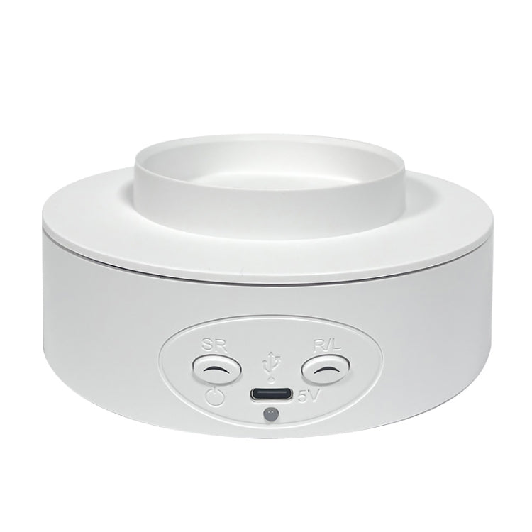 Intelligent Electric Roundabout 360 Degree Rotating Disc Table Live Shooting Video Props(White) -  by PMC TechLife | Online Shopping South Africa | PMC TechLife | Buy Now Pay Later Mobicred