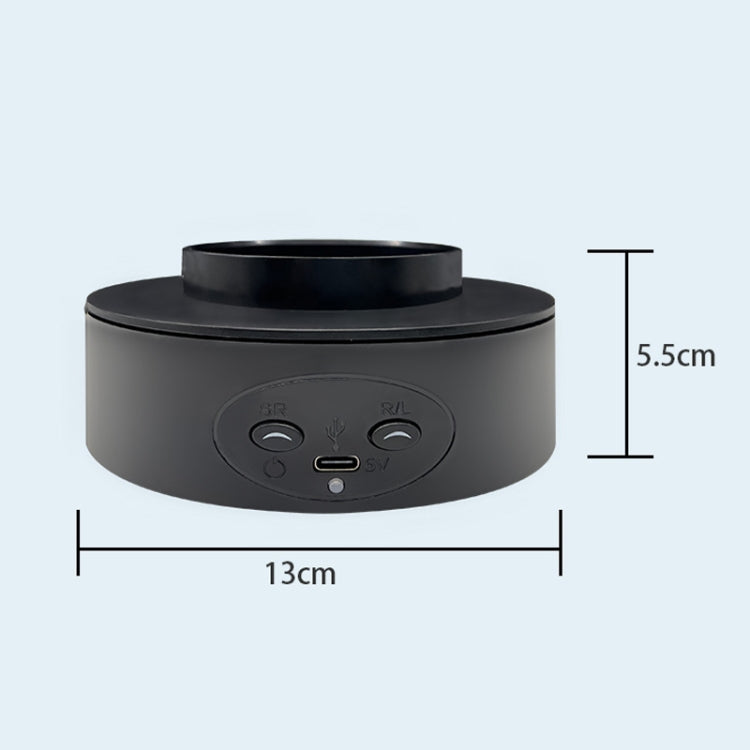 Intelligent Electric Roundabout 360 Degree Rotating Disc Table Live Shooting Video Props(White) -  by PMC TechLife | Online Shopping South Africa | PMC TechLife | Buy Now Pay Later Mobicred