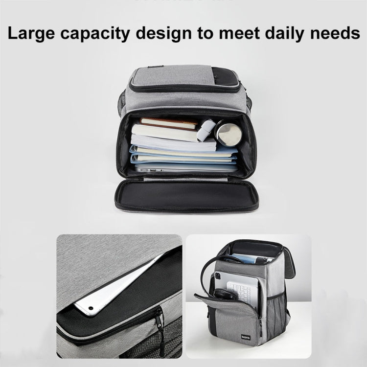 Baona BN-K012 Multifunctional Large-capacity Laptop Backpack Business Backpack(Black) - free shipping - PMC Jewellery - Order now!