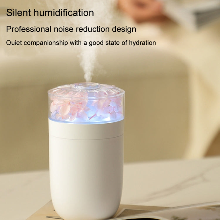 230ml Flower Air Humidifier USB Home Car Aroma Humidifier With Colorful Ambient Light(Pink) - free shipping - PMC TechLife - Order now!