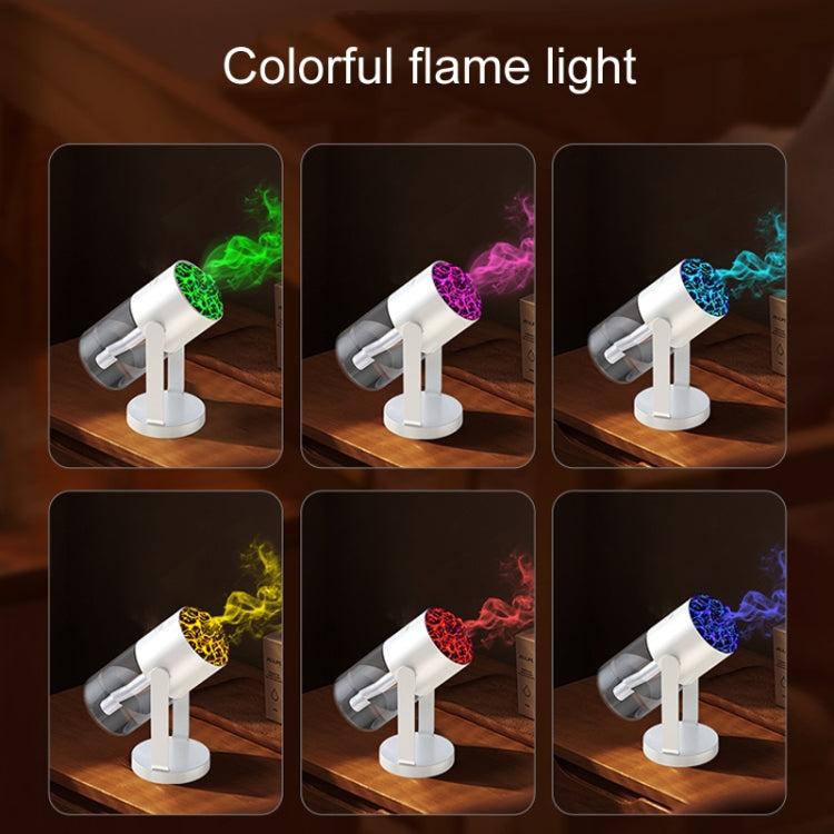 280ml Volcano Cup Rotating Air Humidifier Mini Colorful Ambient Light Car Aroma Diffuser(White) - Air Purifiers & Accessories by PMc TechLife | Online Shopping South Africa | PMc TechLife | Buy Now Pay Later Mobicred