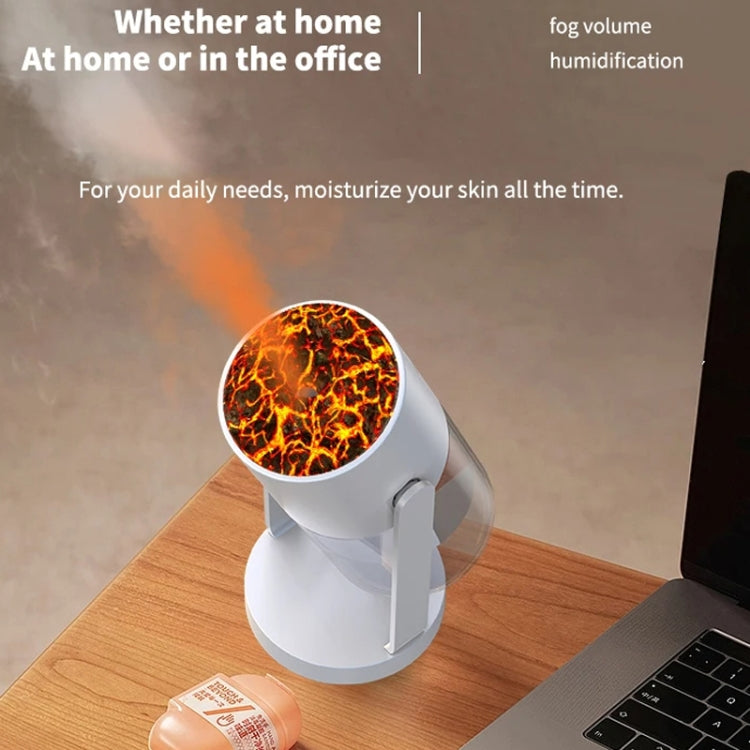 280ml Volcano Cup Rotating Air Humidifier Mini Colorful Ambient Light Car Aroma Diffuser(White) - Air Purifiers & Accessories by PMc TechLife | Online Shopping South Africa | PMc TechLife | Buy Now Pay Later Mobicred