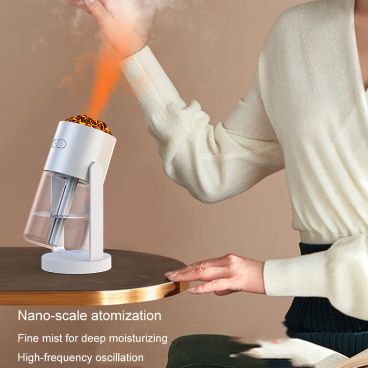 280ml Volcano Cup Rotating Air Humidifier Mini Colorful Ambient Light Car Aroma Diffuser(White) - Air Purifiers & Accessories by PMc TechLife | Online Shopping South Africa | PMc TechLife | Buy Now Pay Later Mobicred