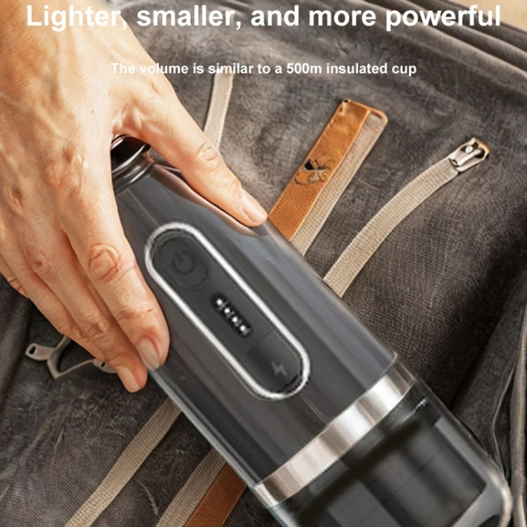 3 In 1 Automatic Wireless Italian Capsule Coffee Machine Portable Rechargeable Heating Coffee Maker(Black) - free shipping - PMC TechLife - Order now!