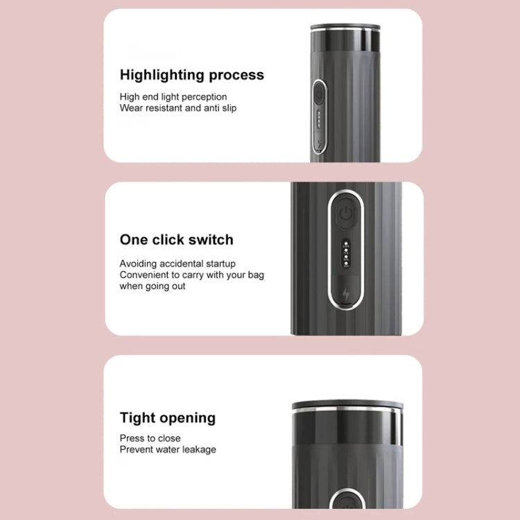 3 In 1 Automatic Wireless Italian Capsule Coffee Machine Portable Rechargeable Heating Coffee Maker(Black) - free shipping - PMC TechLife - Order now!