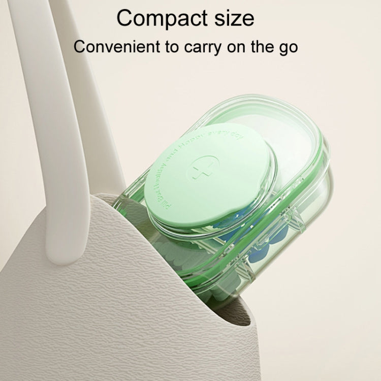 Portable Compartment Sealed Medicine Organizer Large Capacity Pill Dispenser(Green) - free shipping - PMC TechLife - Order now!