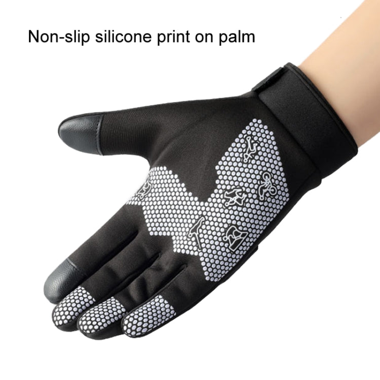 LANYIER Fall Winter Men Outdoor Motorcycle Gloves Riding Warm Windproof Anti-Slip Waterproof Touch Screen Gloves, Size: Average(Gray) - Safety Gloves by LANYIER | Online Shopping South Africa | PMC TechLife | Buy Now Pay Later Mobicred