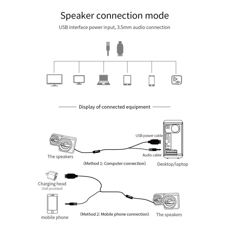 K1 Mini Desktop Computer Wired Speakers USB Subwoofer Speaker, Color: Light Edition Purple - free shipping - PMC TechLife - Order now!