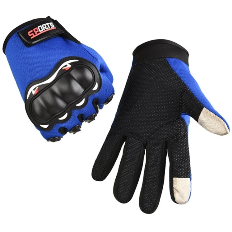 Motorcycle Gloves Men Riding Racing Anti-Slip Hard Shell Outdoor Full Finger Touchscreen Gloves, Size: Average(Black) - free shipping - PMC TechLife - Order now!