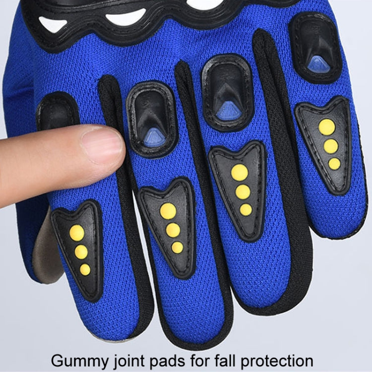 Motorcycle Gloves Men Riding Racing Anti-Slip Hard Shell Outdoor Full Finger Touchscreen Gloves, Size: Average(Black) - free shipping - PMC TechLife - Order now!