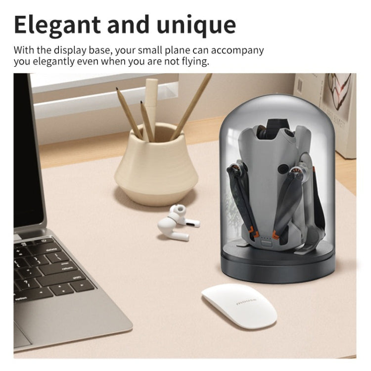 For DJI Mini 4 Pro / 3 / 3 Pro LKTOP Display Base Dustproof Display Stand(Black) - free shipping - PMC TechLife - Order now!