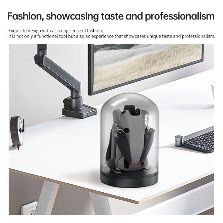 For DJI Mini 4 Pro / 3 / 3 Pro LKTOP Display Base Dustproof Display Stand(Black) - free shipping - PMC TechLife - Order now!