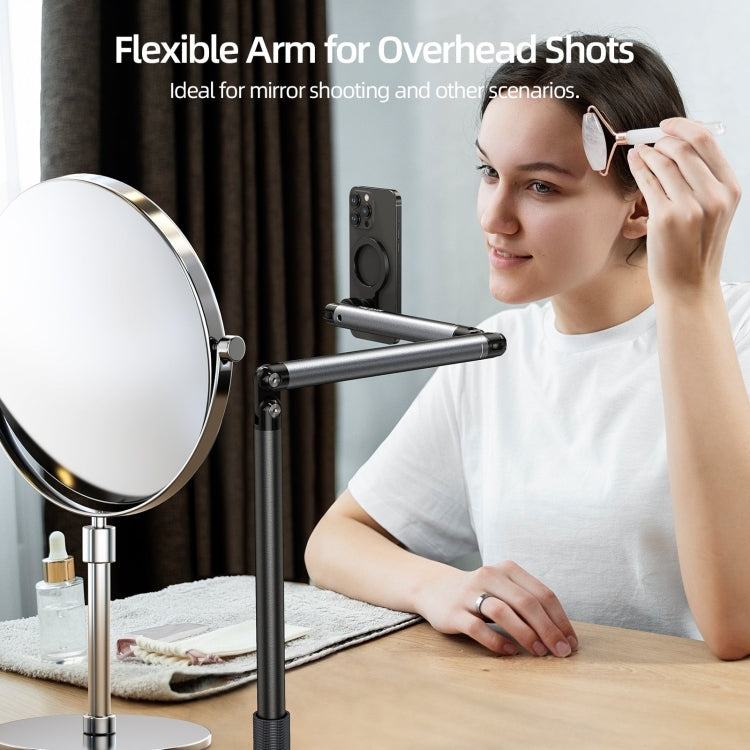 TELESIN P3-FS-01 Phone Video Live Streaming Magsafe Magnetic Mount(Floor) - Stand by TELESIN | Online Shopping South Africa | PMC TechLife | Buy Now Pay Later Mobicred