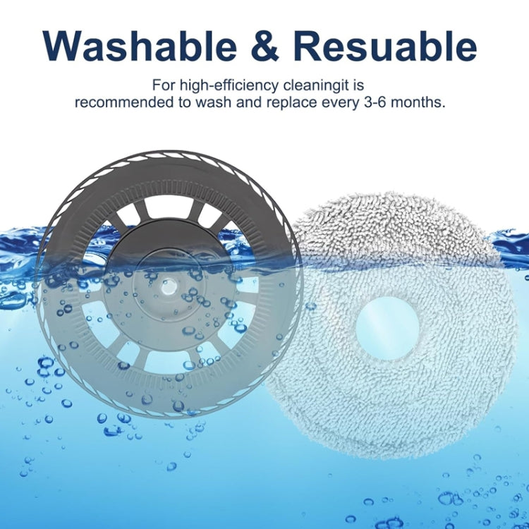 For Dreame X40 / X40 Pro Robot Vacuum Replacement White Rag - free shipping - PMc TechLife - Order now!