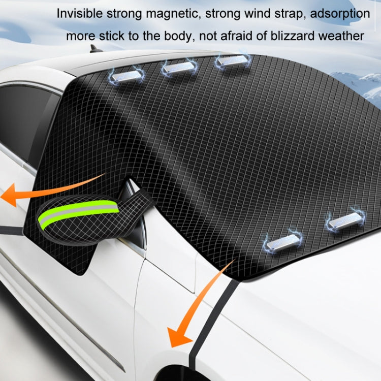 Car Magnetic Front Sunscreen Waterproof Thick Snow Shield(Green) - Window Foils & Solar Protection by PMC Jewellery | Online Shopping South Africa | PMC Jewellery | Buy Now Pay Later Mobicred