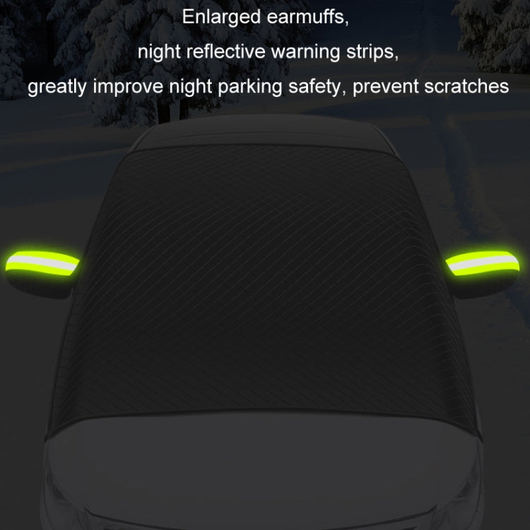 Car Magnetic Front Sunscreen Waterproof Thick Snow Shield(Green) - Window Foils & Solar Protection by PMC Jewellery | Online Shopping South Africa | PMC Jewellery | Buy Now Pay Later Mobicred