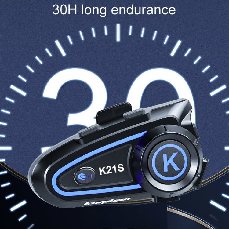 KUQIBAO K21S Motorcycle Riding Helmet Dual Intercom Bluetooth Headset With Lights(Soft Microphone) - free shipping - PMC TechLife - Order now!