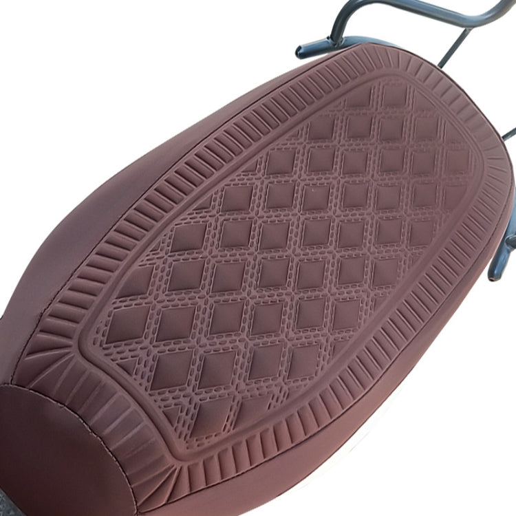 Large Electrical Bike Warm Breathable Non-Slip Cushion Cover(Brown) - Seat Covers by PMc TechLife | Online Shopping South Africa | PMc TechLife | Buy Now Pay Later Mobicred