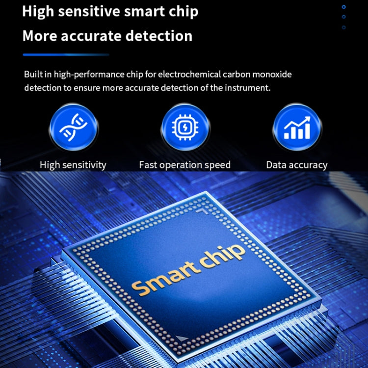 Portable Carbon Monoxide Detector Outdoor Home Detection Alarm(Gray) - Air & Water Quality Tester by PMC TechLife | Online Shopping South Africa | PMC TechLife | Buy Now Pay Later Mobicred