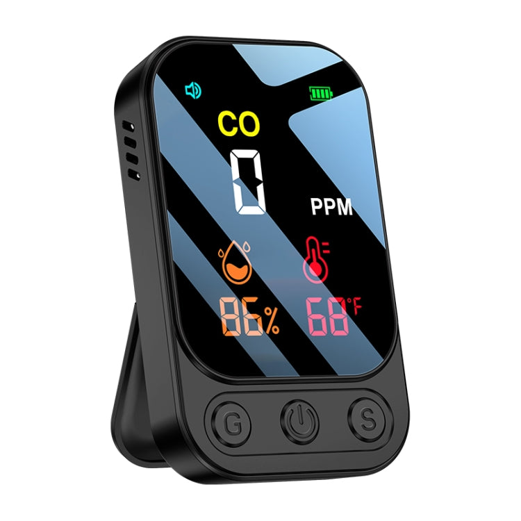 3 In 1 Multifunctional Portable Carbon Monoxide Detector(Black) - Air & Water Quality Tester by PMC TechLife | Online Shopping South Africa | PMC TechLife | Buy Now Pay Later Mobicred