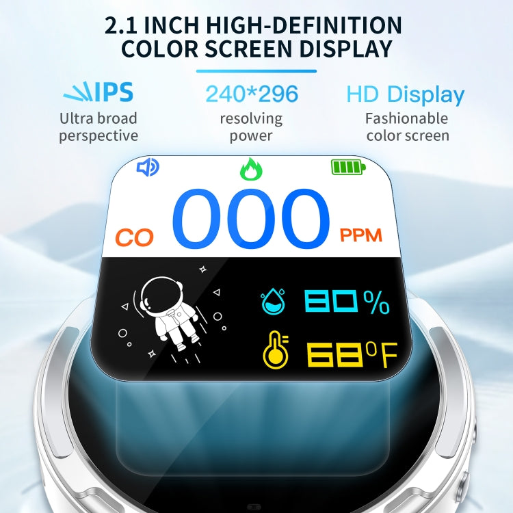 Portable Waterproof Carbon Monoxide Alarm Detector(Black) - Air & Water Quality Tester by PMC TechLife | Online Shopping South Africa | PMC TechLife | Buy Now Pay Later Mobicred