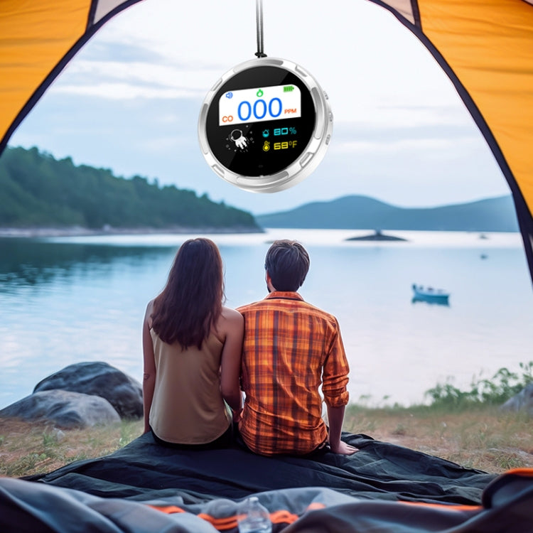 Portable Waterproof Carbon Monoxide Alarm Detector(White) - Air & Water Quality Tester by PMC TechLife | Online Shopping South Africa | PMC TechLife | Buy Now Pay Later Mobicred