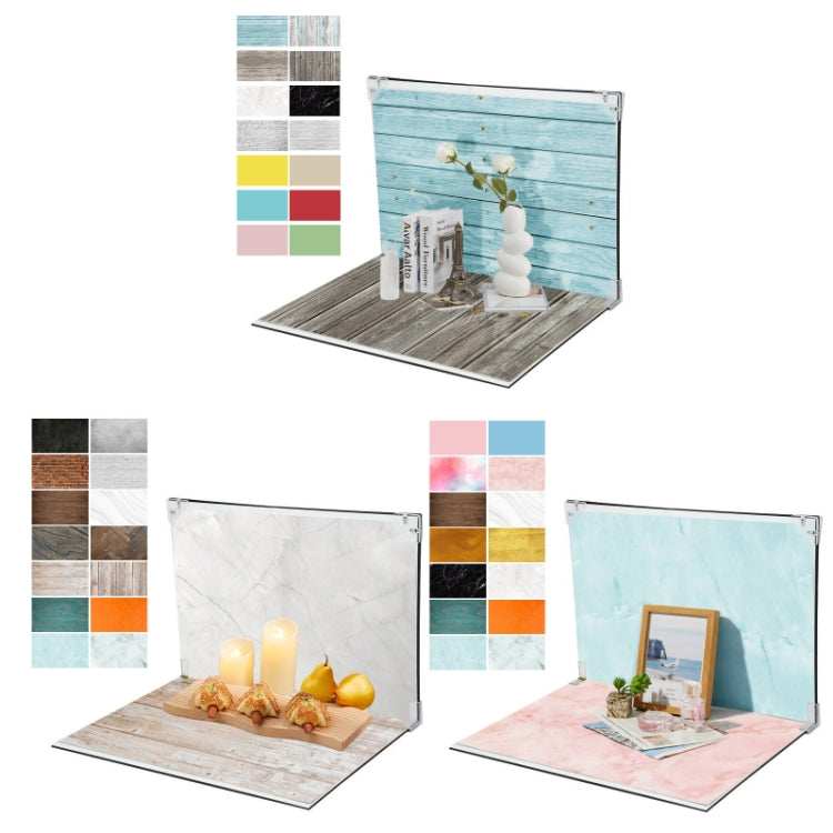 30x40cm 2+7 Thick Background Boards Photography Props Background Set, Style: One - Wood Floor by PMC TechLife | Online Shopping South Africa | PMC TechLife | Buy Now Pay Later Mobicred