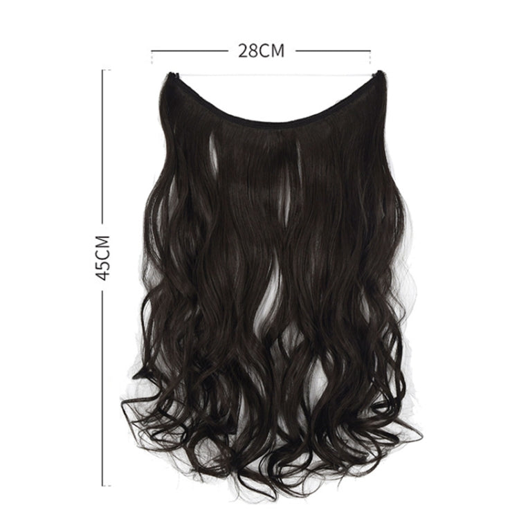 Fishing Line Hair Curtain Long Curly Wig Seamless Hair Extension(1) - free shipping - PMC TechLife - Order now!